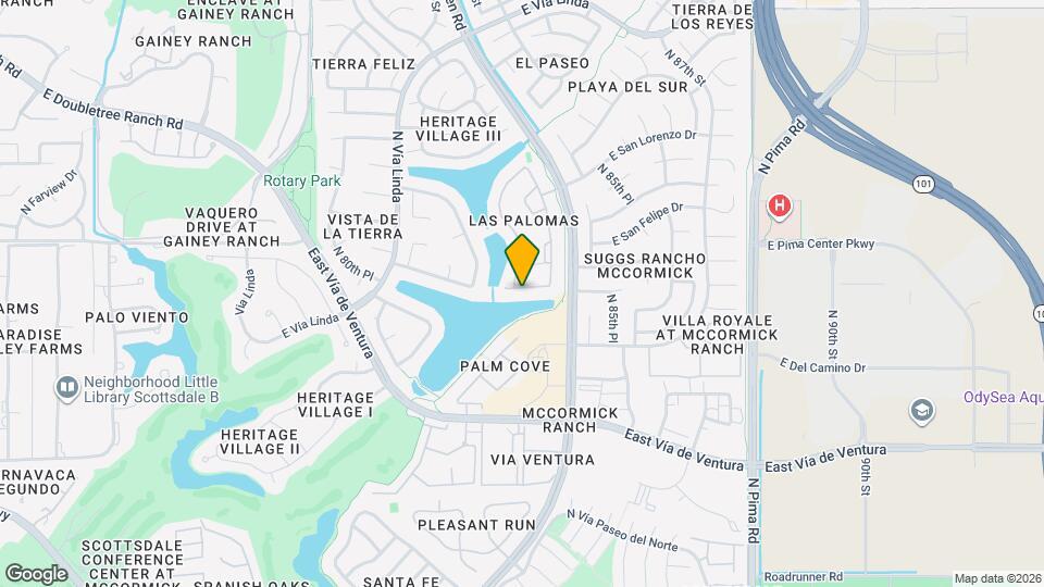 8407 E Del Camino Dr Map and Location Details