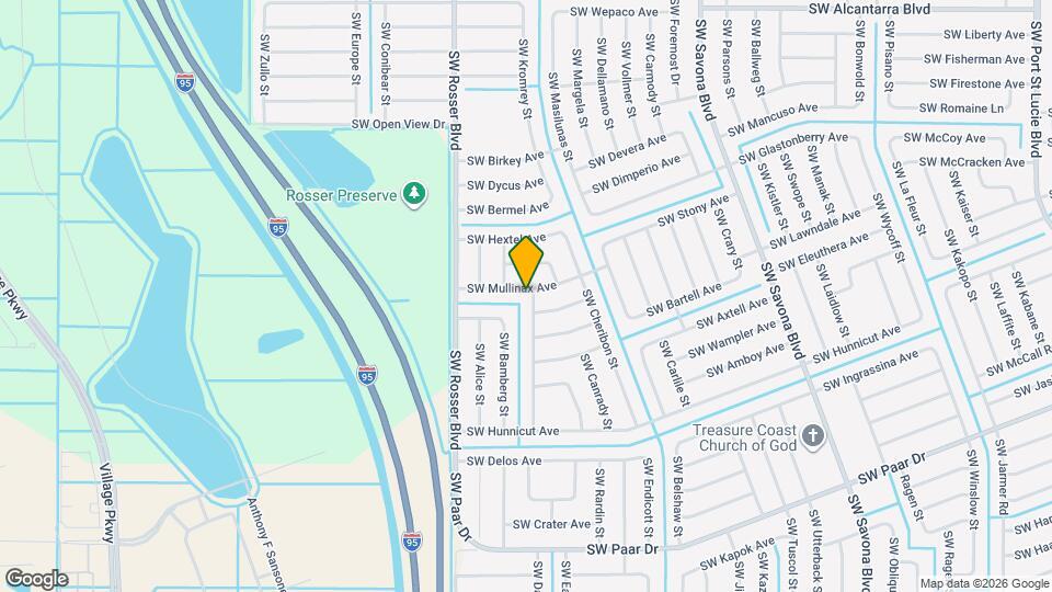 3902 SW Brunswick St Map and Location Details