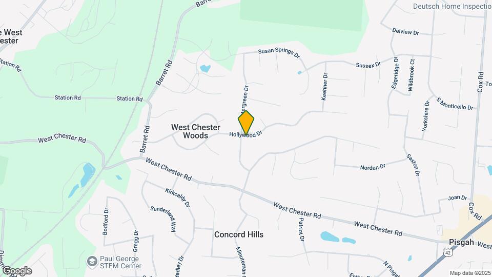9092 Wintergreen Dr Map and Location Details