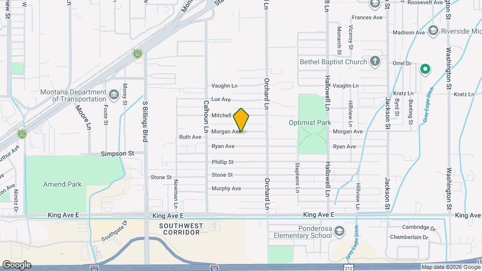 4444 Morgan Ave Map and Location Details