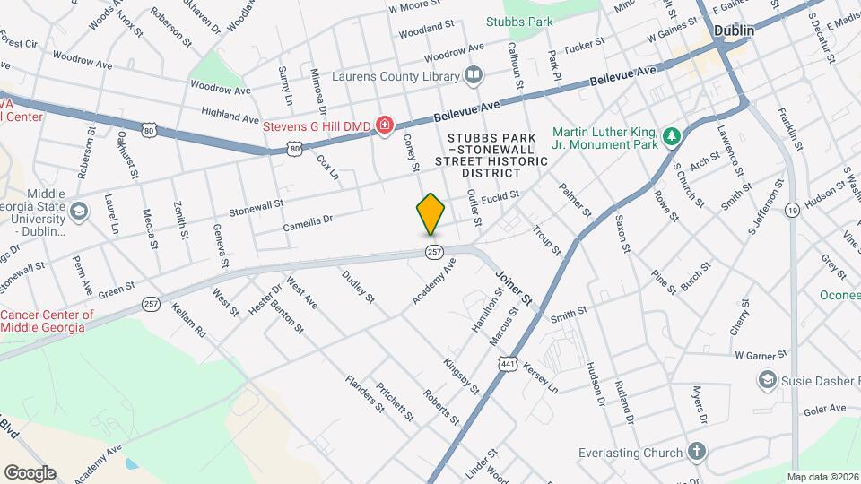 320 Coney St Map and Location Details