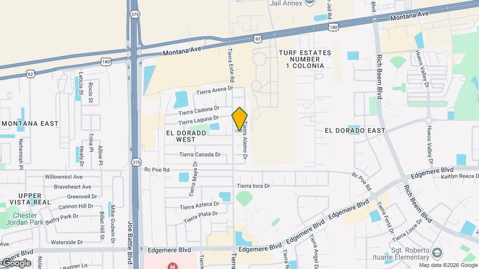 3768 Tierra Alamo Dr Map and Location Details