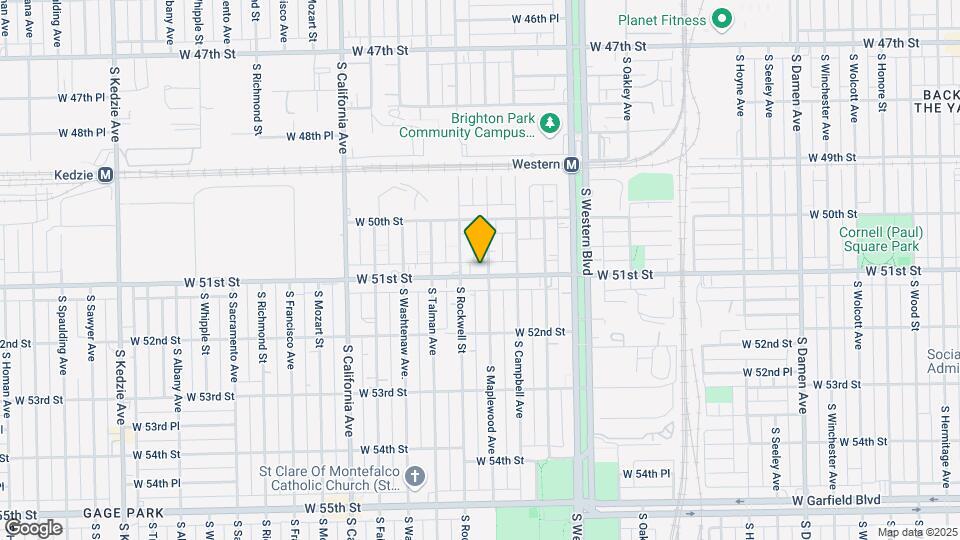 2540 W 51st St Map and Location Details
