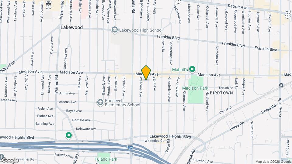 2026 Wyandotte Ave., Unit 2028 Map and Location Details