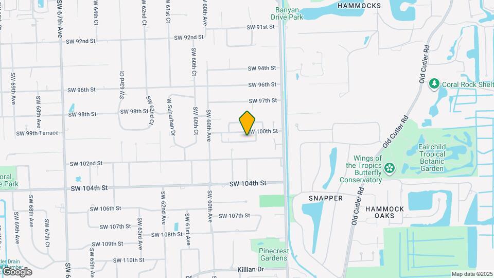 5835 SW 100th Terrace Map and Location Details