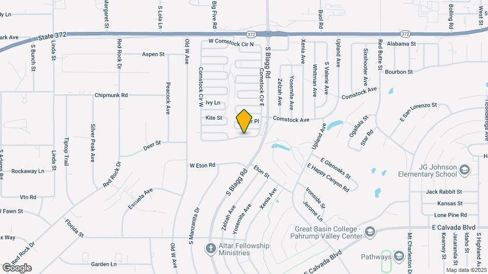 421 S E Comstock Cir Map and Location Details