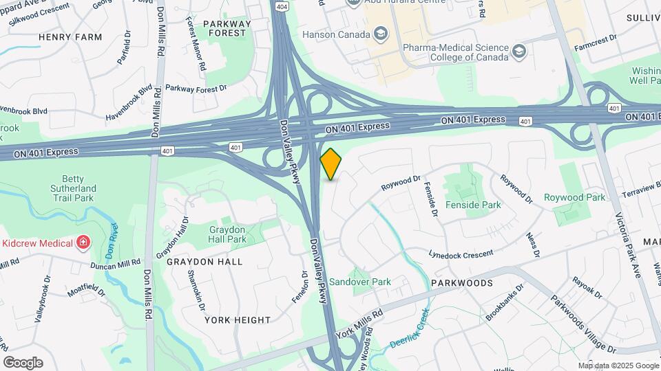 50 Marbury Crescent Map and Location Details