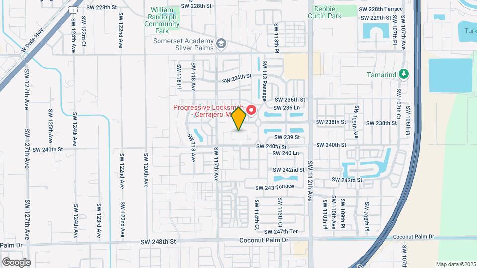 11510 SW 238th Terrace Map and Location Details