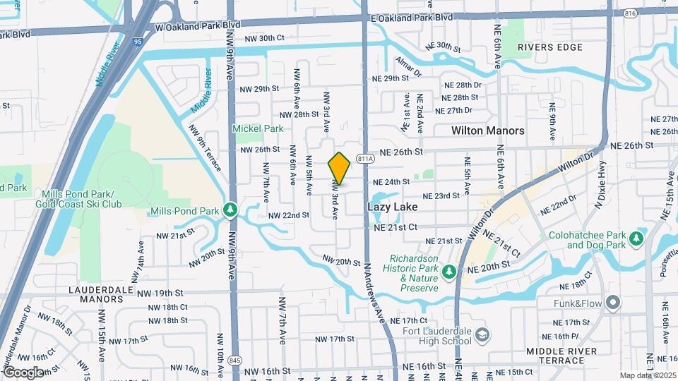 2300 NW 3rd Ave Map and Location Details