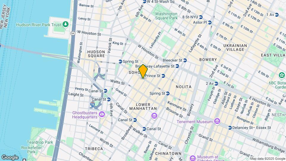 81 Greene St Mapa y Detalles de la Ubicación