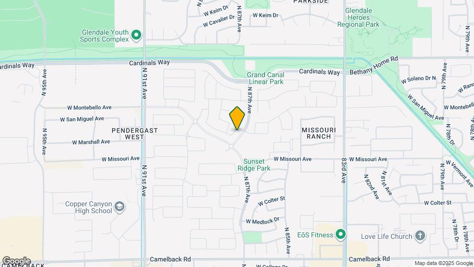 5619 N 87th Dr Map and Location Details