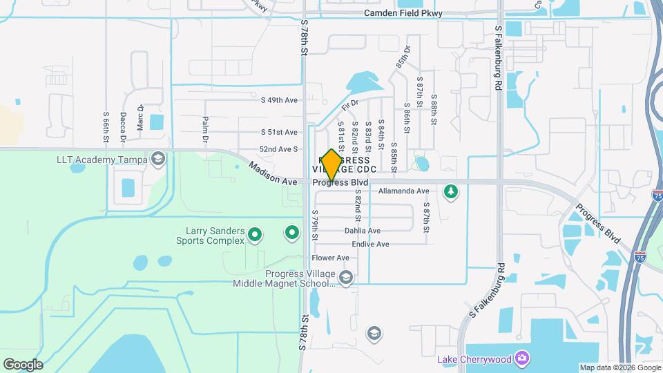 7912 Allamanda Ave Map and Location Details