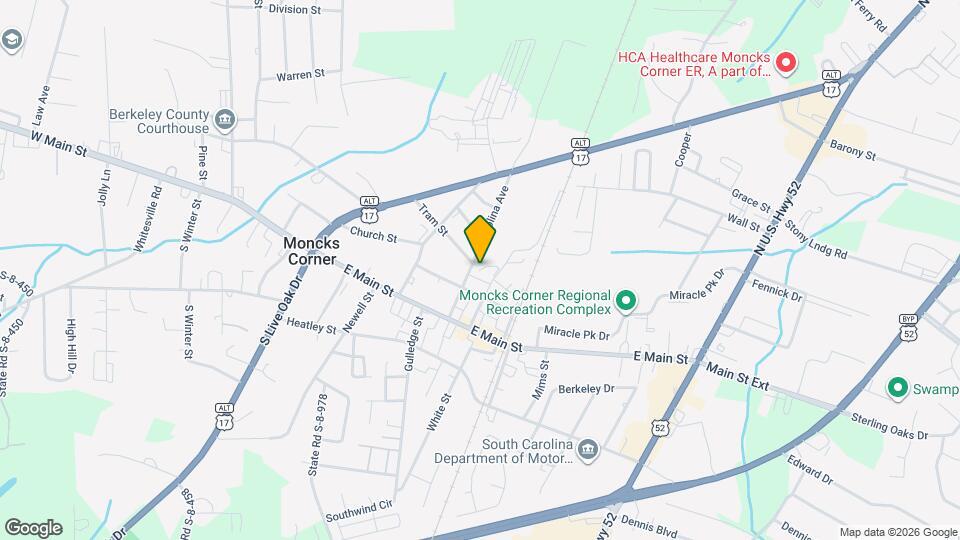 418 E Main St Map and Location Details