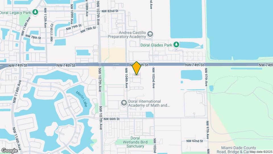 10257 NW 72nd St Map and Location Details