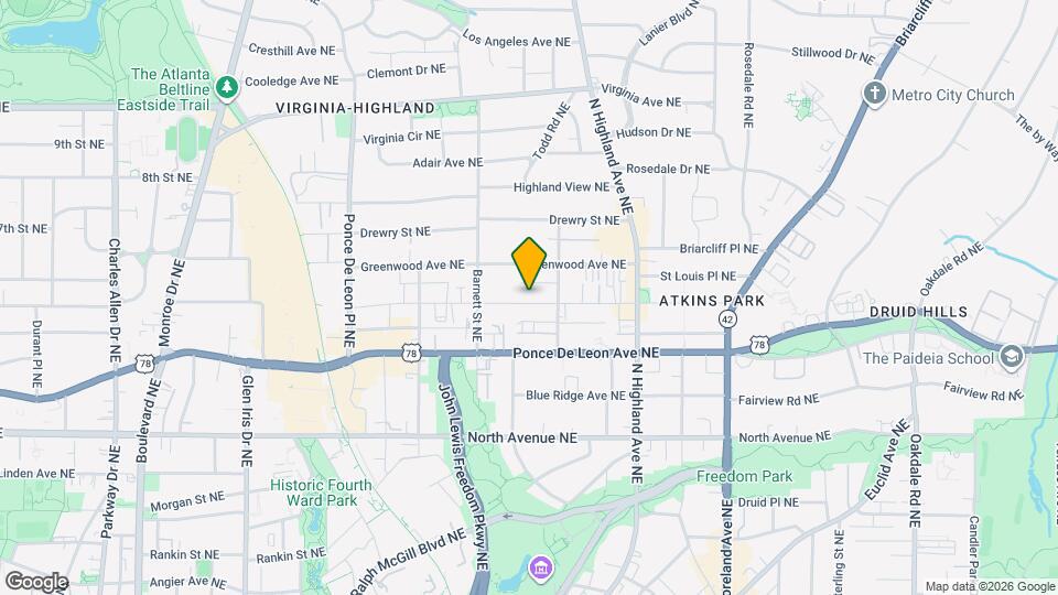 940 St Charles Ave NE Map and Location Details