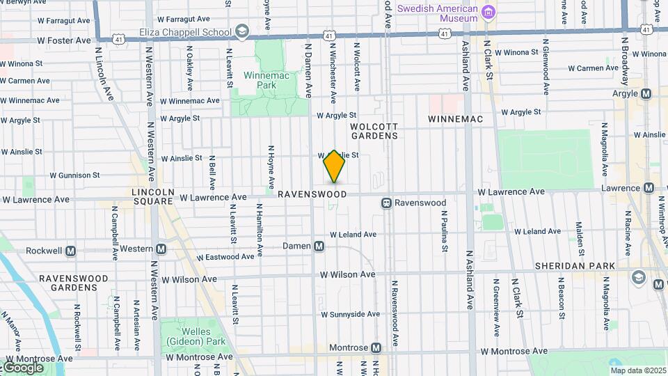 4812 N Winchester Ave-Unit -2 Map and Location Details