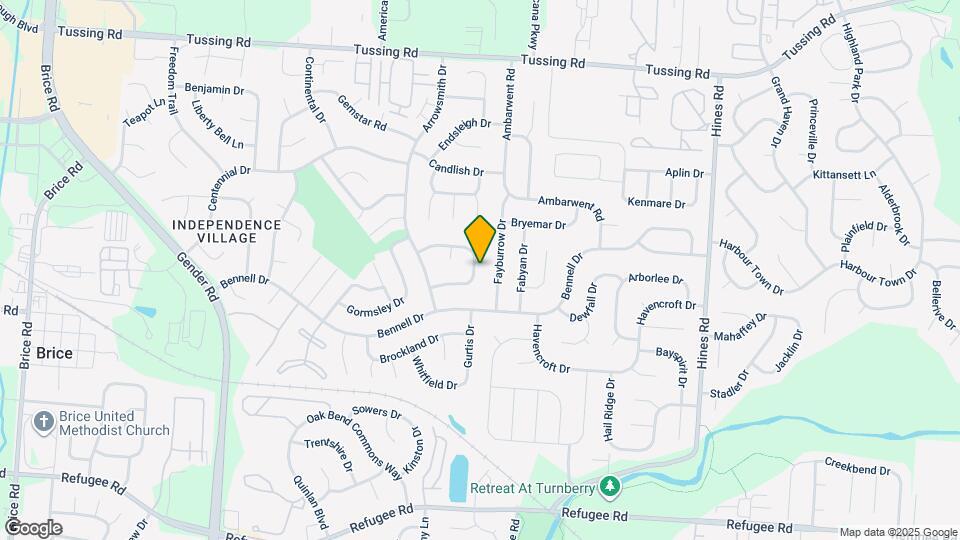 7006 Finchley Dr Mapa y Detalles de la Ubicación