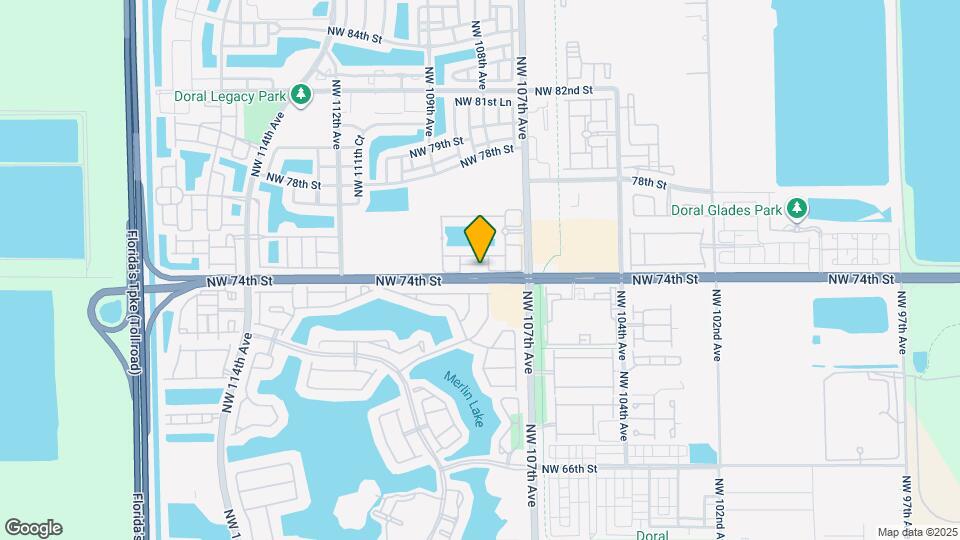 10748 NW 74th Ln Map and Location Details