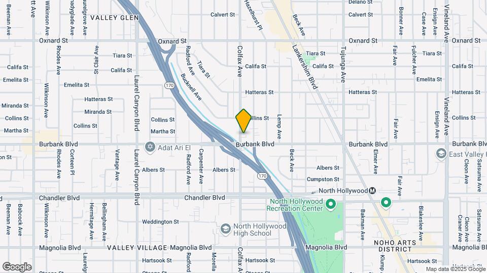 5618 Colfax Ave Map and Location Details