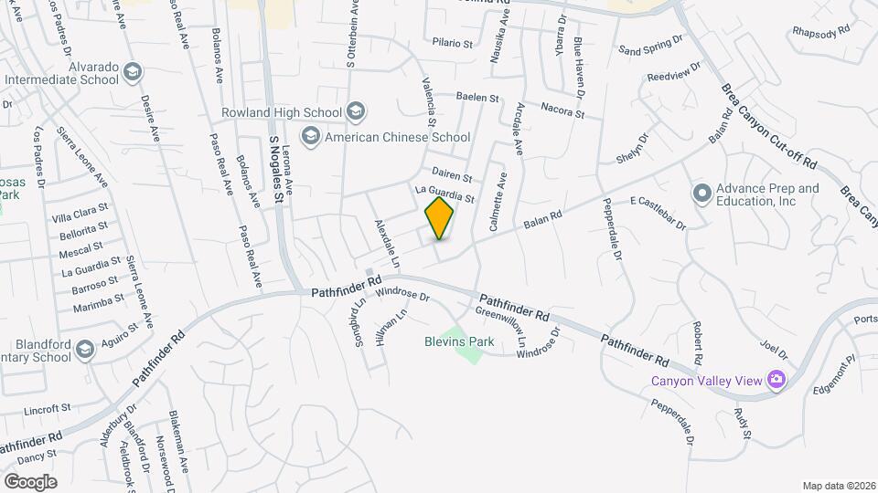 19358 Alcona St Map and Location Details