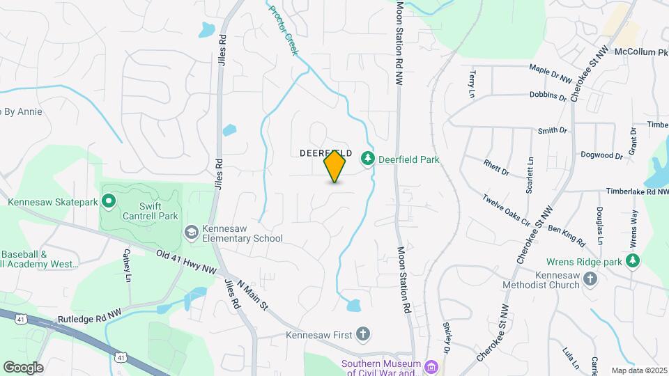 1053 Coker Cir NW Map and Location Details