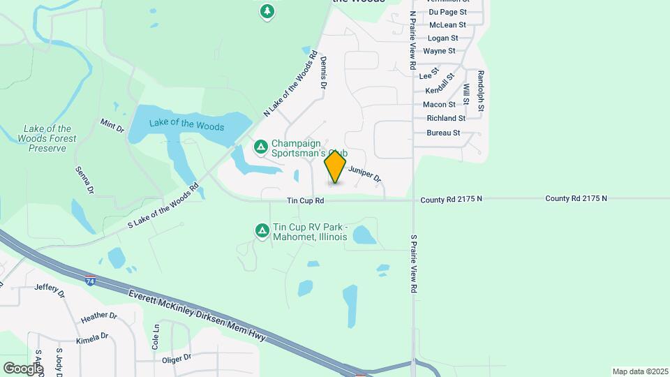 202 N Spruce Dr Map and Location Details