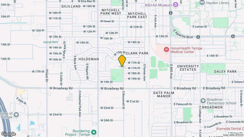 1716 S Roosevelt St Map and Location Details