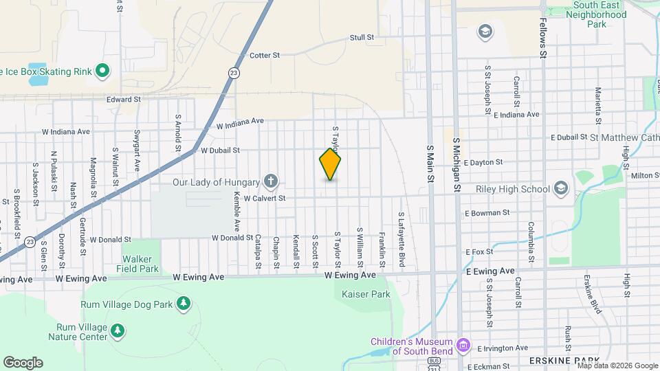 1821 S Taylor St Map and Location Details