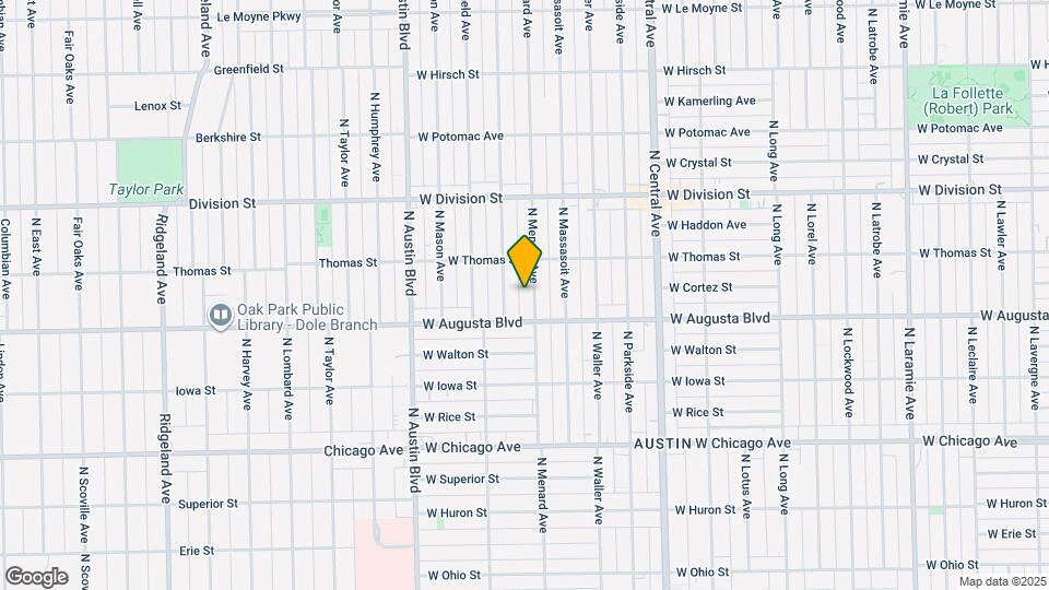 1022 N Menard Ave Map and Location Details