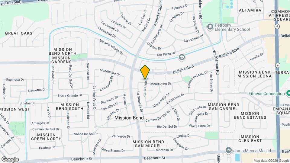 15702 Mendocino Dr Map and Location Details