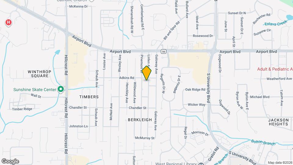 856 Linlen Ave Map and Location Details