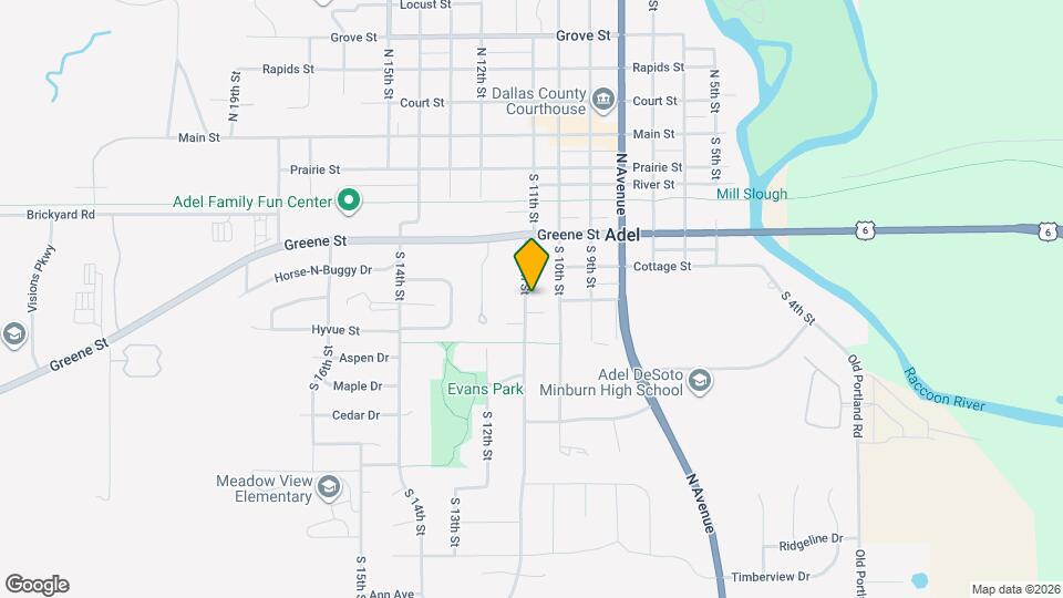 523 S 11th St Map and Location Details