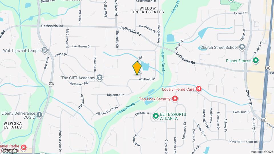 7163 Whitfield Dr Map and Location Details