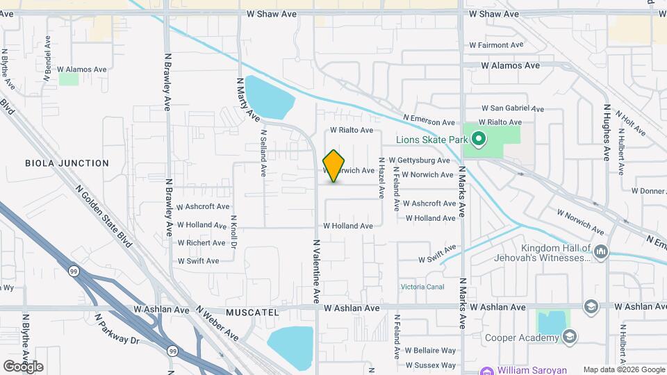 3355 W Indianapolis Ave Mapa y Detalles de la Ubicación