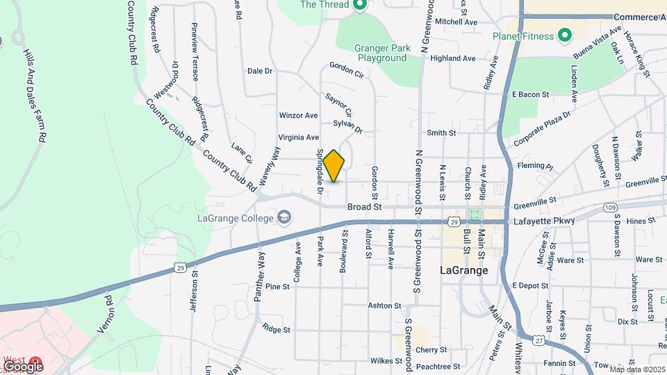 603 W Haralson St Map and Location Details