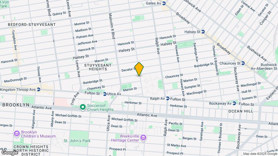 278 Bainbridge St, Unit 2 Map and Location Details