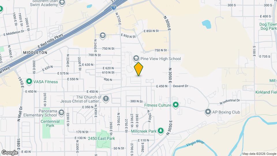 2801 E 450 N Map and Location Details