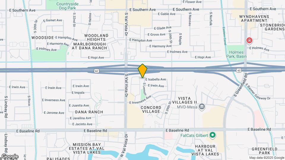 1630 S Lemon Map and Location Details