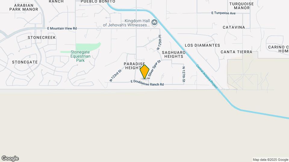 12422 E Doubletree Ranch Rd Mapa y Detalles de la Ubicación