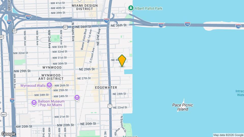 Cove Miami Mapa y Detalles de la Ubicación
