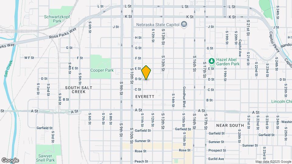 1101 D St Map and Location Details