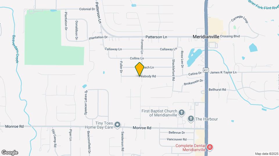 110 Peabody Rd Map and Location Details