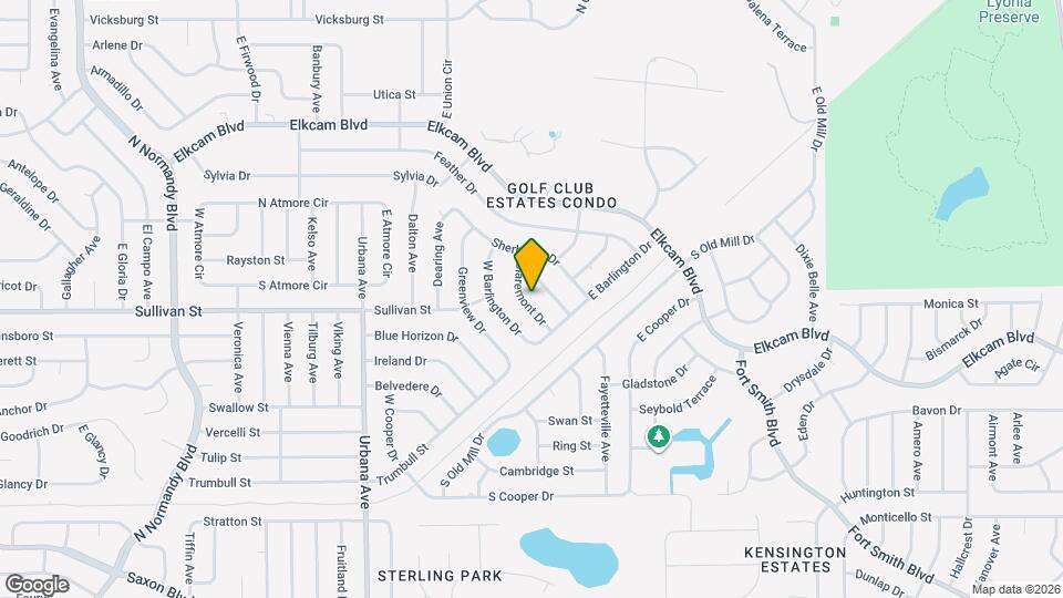 2041 Claremont Dr Map and Location Details