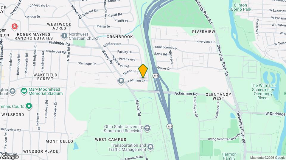 908 Chatham Ln, Unit D Mapa y Detalles de la Ubicación