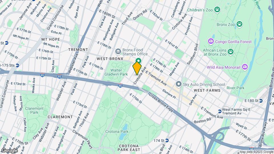 La crib Mapa y Detalles de la Ubicación