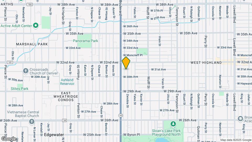 3033 Zenobia St, Unit 3033 Zenobia St Denver Map and Location Details