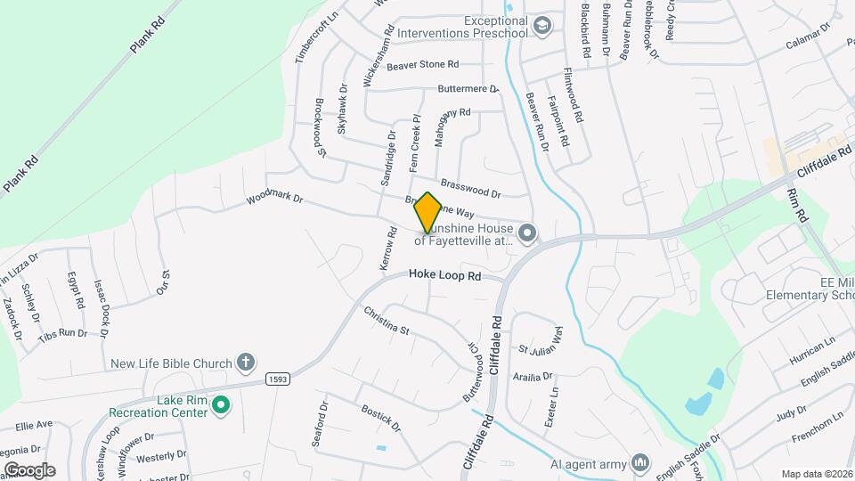 6837 Woodmark Dr Map and Location Details