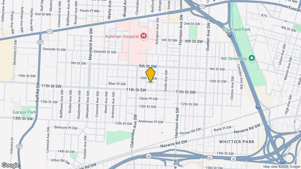 1021 Mosley Ct SW Map and Location Details