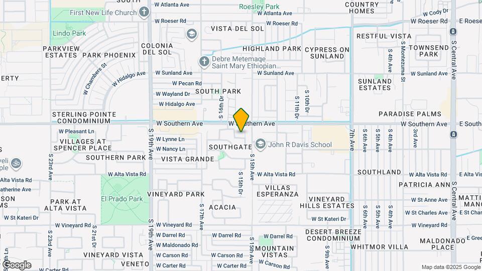 1518 W Lynne Ln Map and Location Details
