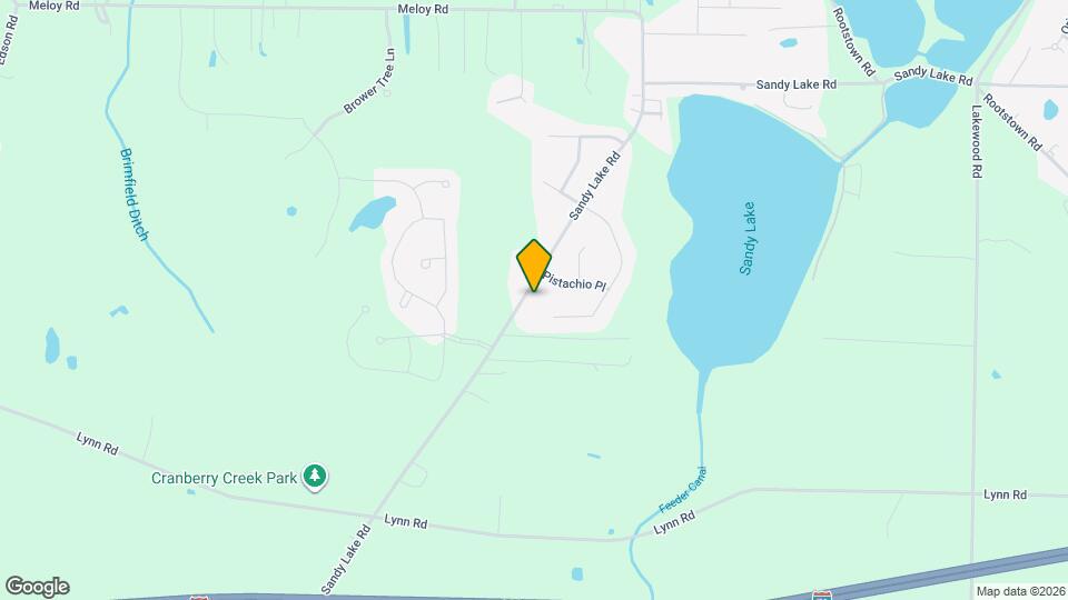 1686 Sandy Lake Rd Map and Location Details